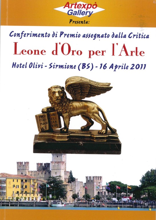 catalogo Premio LEONE D'ORO PER L'ARTE  -1